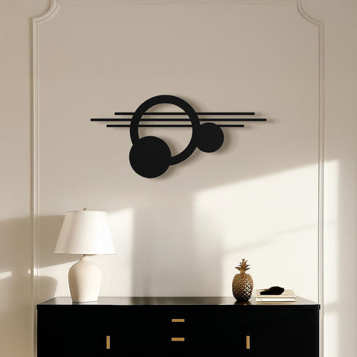 Balance - Modern Metal Wall Art (Hangable Horizontally or Vertically) Geometric Unique Metal Wall Decor, Living Room Wall Art, Wall Hangings